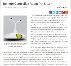 robotpetsitter